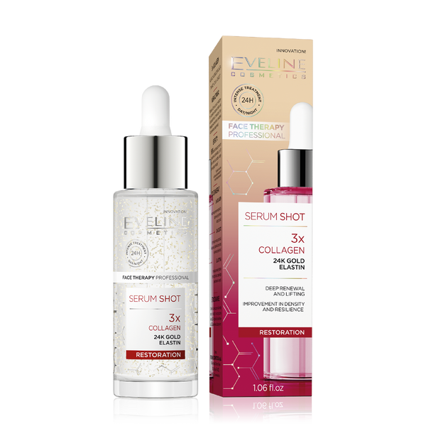 EVELINE SERUM SHOT 3X COLLAGEN RESTORATION AND RENEWAL 30ML