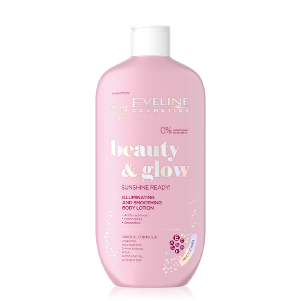 EVELINE BEAUTY & GLOW ILLUMINATE & SMOOTHING BODY LOTION 350ML