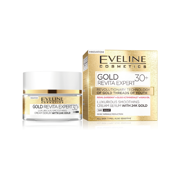 EVELINE GOLD LIFT EXPERT DAY & NIGHT ANTI-WRINKLE CREAM 50ML