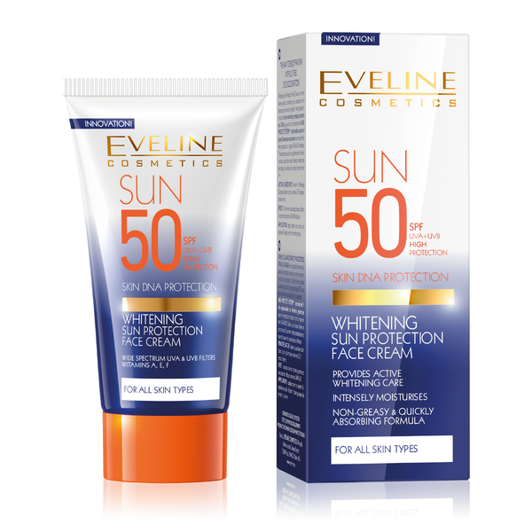 EVELINE SUN PROTECTION FACE CREAM SPF 50 ALL SKIN TYPES 50ML