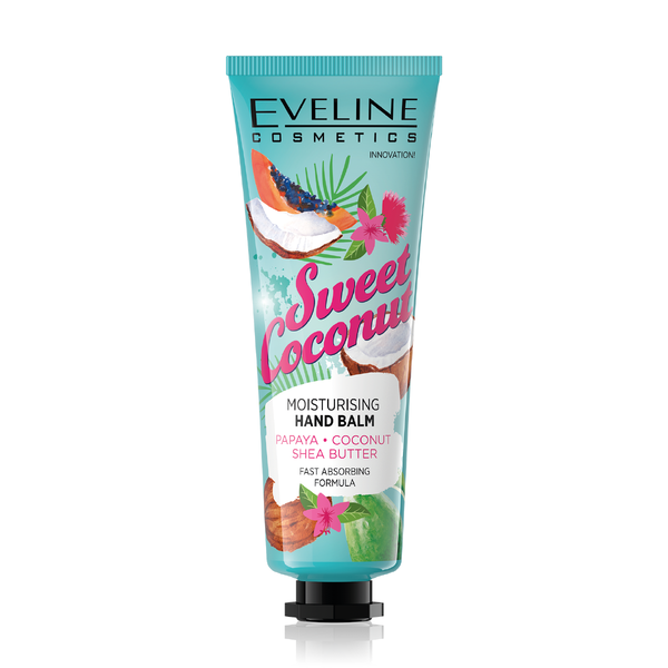 EVELINE SWEET COCONUT MOISTURIZING HAND BALM 50ML