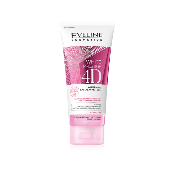 EVELINE WHITE PRESTIGE 4D WHITENING FACIAL WASH GEL 200ML