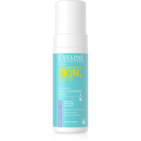 EVELINE PERFECT SKIN ACNE FACE CLEANSING FOAM 150ML