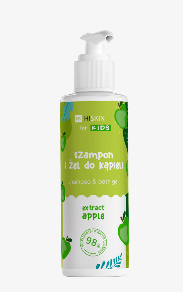 HISKIN KIDS Shampoo & Body Gel Apple 280ml