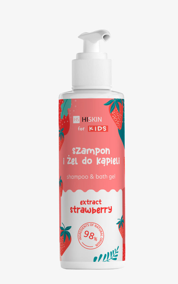 HISKIN KIDS Shampoo & Body Gel Strawberry 280ml